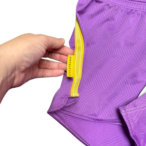 Nike Dri-Fit Purple Yellow Racerstripe Drawstring Athletic Activewear Small - Picture 3 of 10